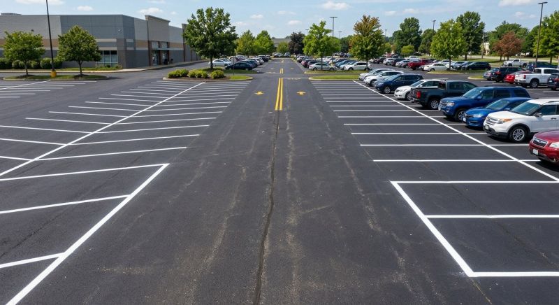 Asphalt Marking in Roswell, GA