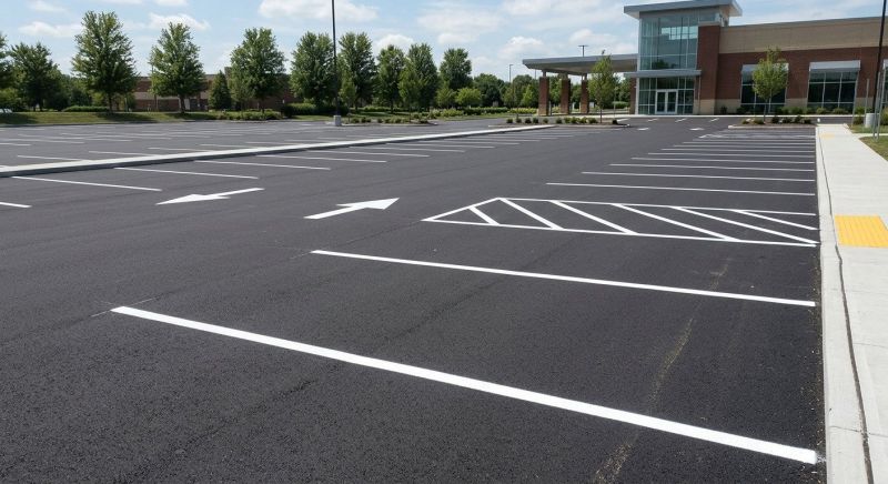Commercial Asphalt Painting in Gwinnett County, GA