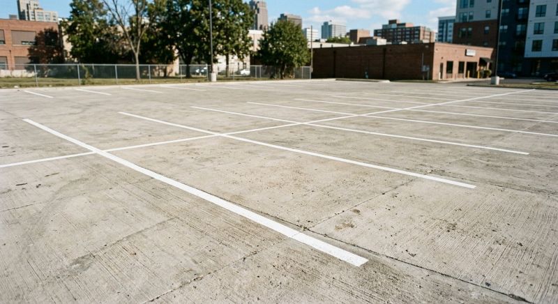 Concrete Parking Lot Striping in Los Angeles, CA