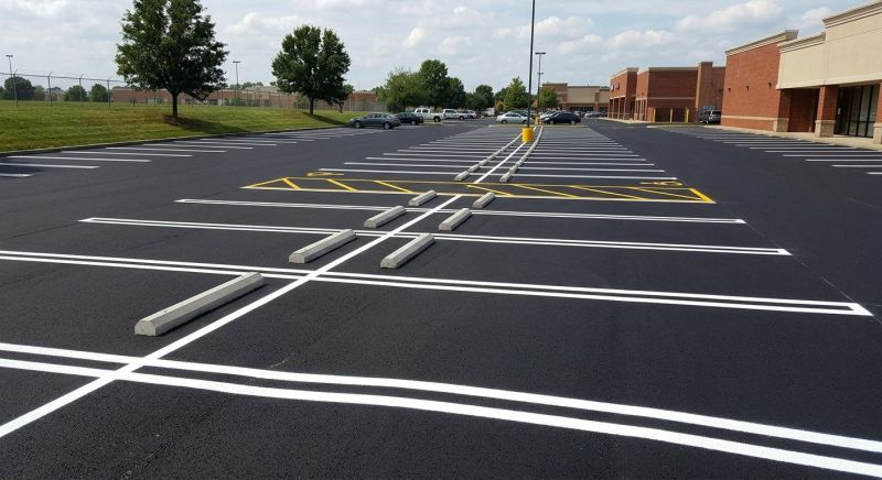 Concrete Parking Lot Striping in Los Angeles, CA