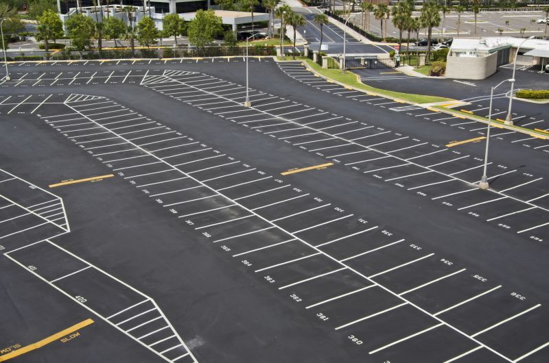 Concrete Parking Lot Striping in Orange County, CA