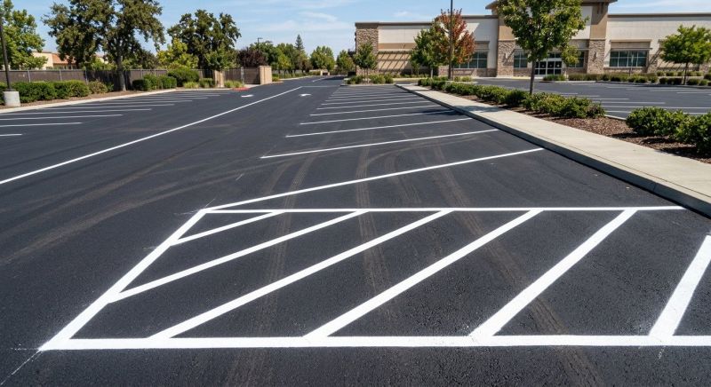 Parking Area Striping in Palm Springs, CA