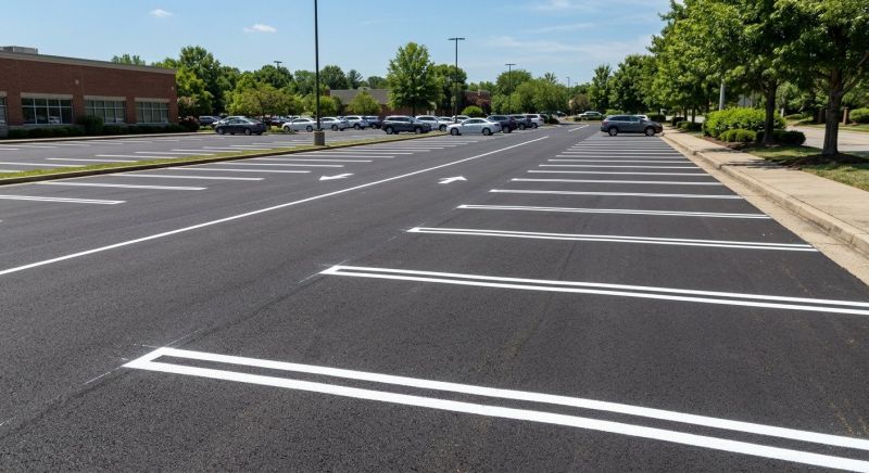 Parking Area Striping in Katy, TX