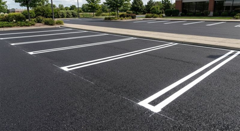 Parking Lot Painting in Palm Springs, CA
