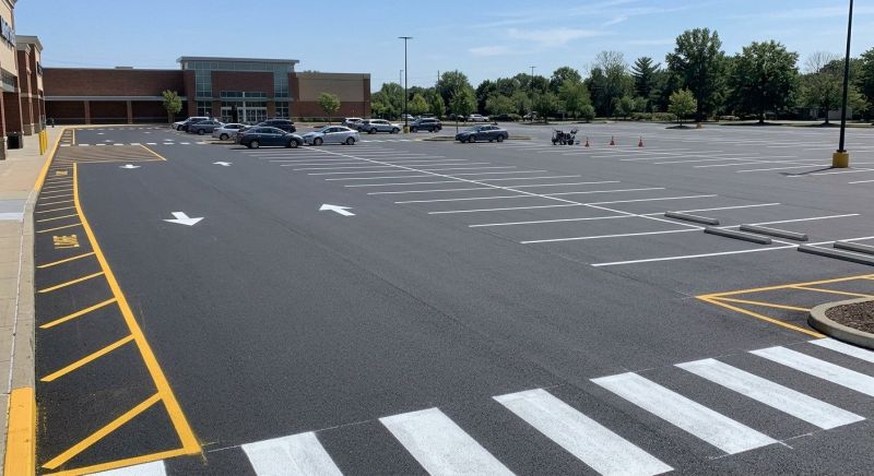Parking Lot Striping in Lawrenceville, GA