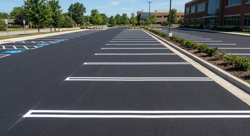 Parking Space Marking in Savannah, GA